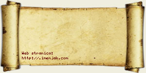 Mia Backović vizit kartica